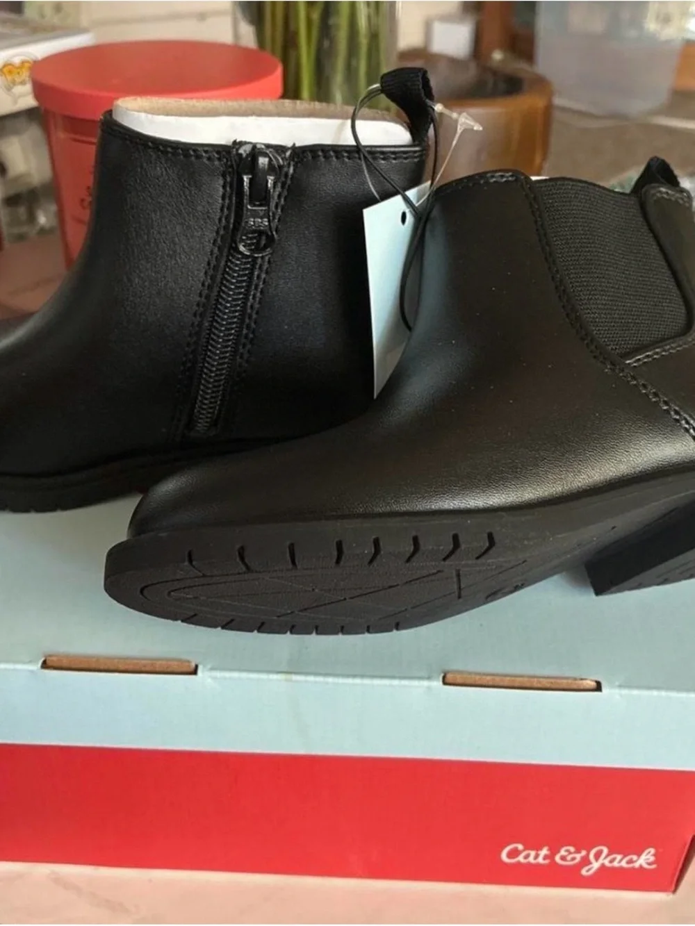 Cat & Jack Black Chukka Boots for Men